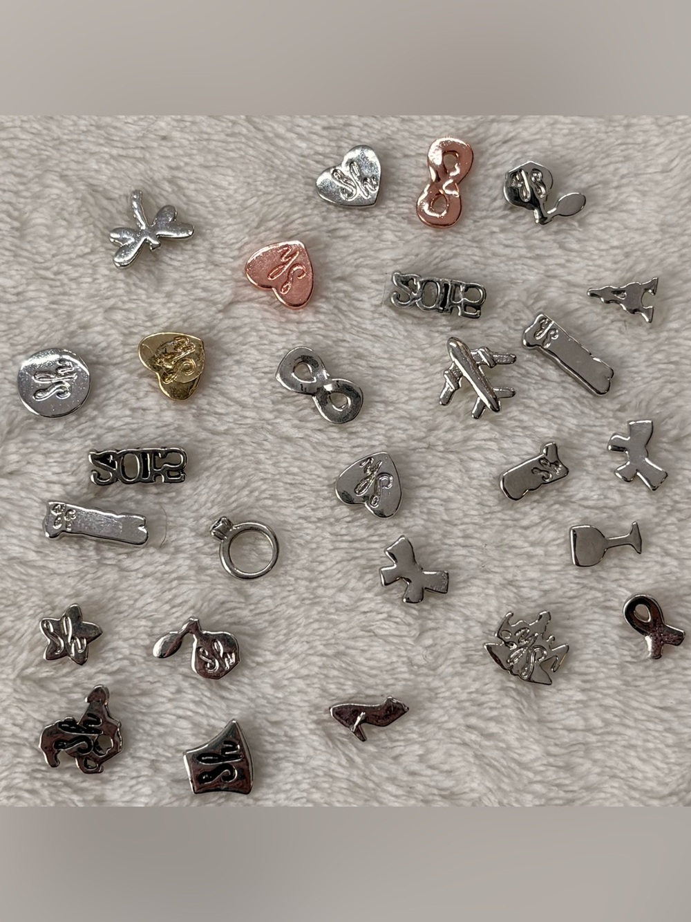 South Hill Designs Floating Locket Charm Lot of 27 Various Styles Charms Only - Picture 6 of 9
